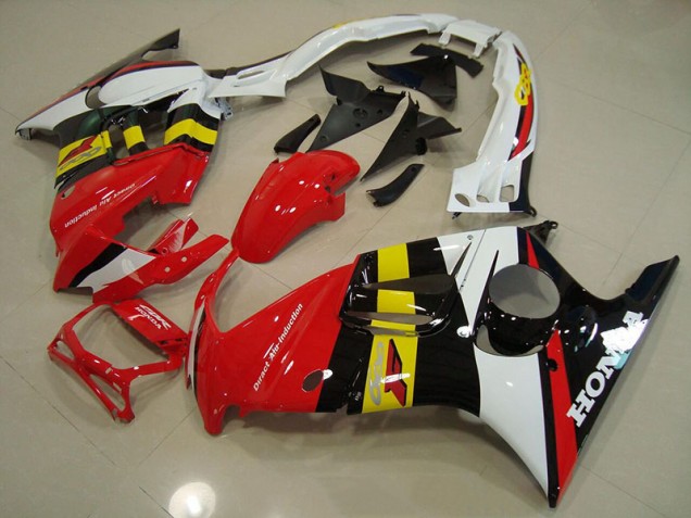 Vermelho Preto Branco Amarelo Carenagem CBR 600 F3 1995-1998 Vermelho Preto Branco Amarelo Carenagem CBR 600 F3 1995-1998