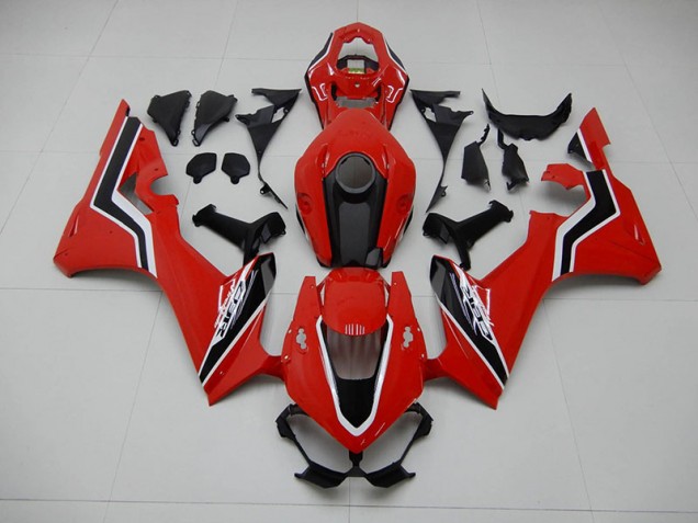 Vermelho Preto Branco Carenagem CBR 1000RR 2017-2023 Vermelho Preto Branco Carenagem CBR 1000RR 2017-2023