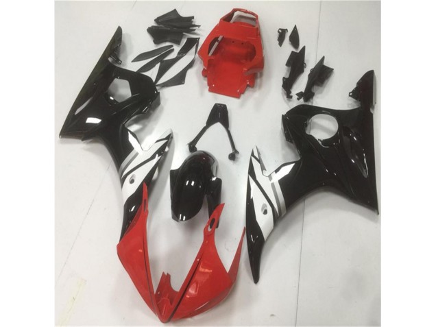 Vermelho Preto Branco Carenagem R6 2003-2005 Vermelho Preto Branco Carenagem R6 2003-2005