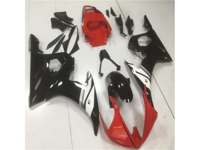 Vermelho Preto Branco Carenagem R6 2003-2005 Vermelho Preto Branco Carenagem R6 2003-2005