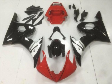 Vermelho Preto Branco Carenagem R6 2003-2005