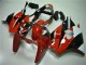 Vermelho Preto Branco Carenagem ZX6R 2000-2002