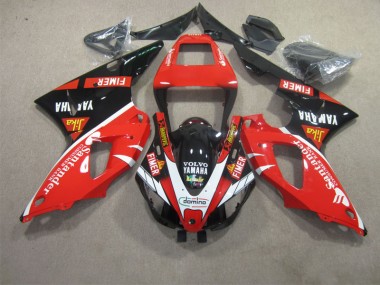 Vermelho Preto Branco Santander Carenagem R1 2009-2011