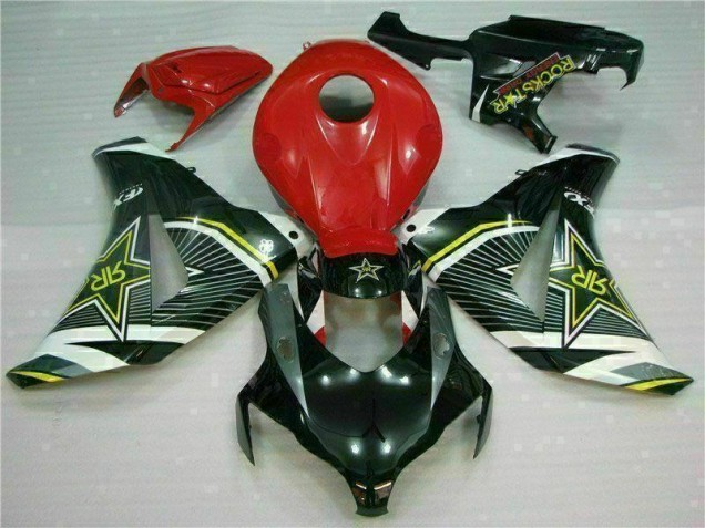 Vermelho Preto Carenagem CBR 1000RR 2008-2011 Vermelho Preto Carenagem CBR 1000RR 2008-2011