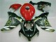 Vermelho Preto Carenagem CBR 1000RR 2008-2011 Vermelho Preto Carenagem CBR 1000RR 2008-2011