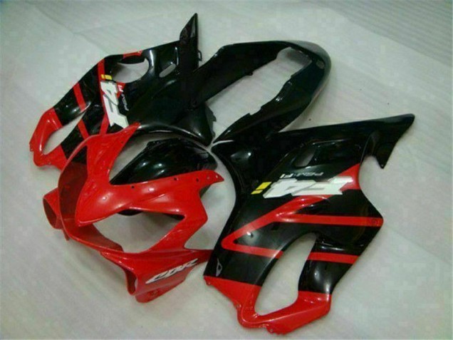 Vermelho Preto Carenagem CBR 600 F4i 2004-2007 Vermelho Preto Carenagem CBR 600 F4i 2004-2007