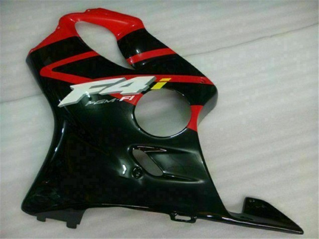 Vermelho Preto Carenagem CBR 600 F4i 2004-2007 Vermelho Preto Carenagem CBR 600 F4i 2004-2007