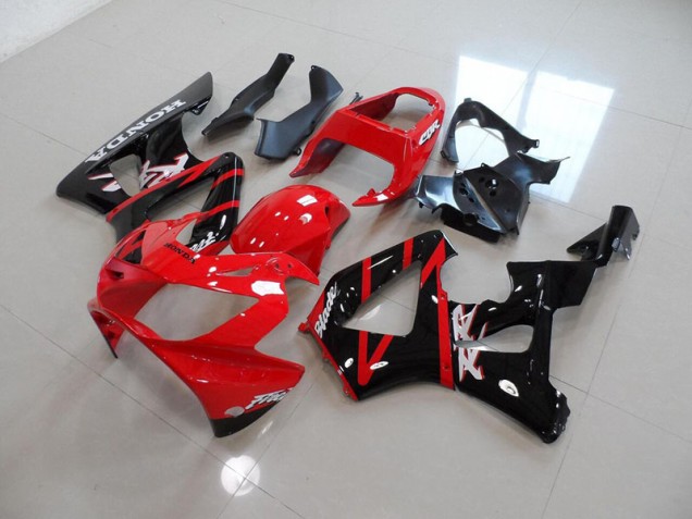 Vermelho Preto Carenagem CBR 900RR 929 2000-2001 Vermelho Preto Carenagem CBR 900RR 929 2000-2001