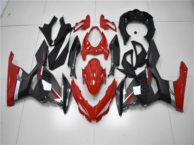 Vermelho Preto Carenagem EX650 2006-2008 Vermelho Preto Carenagem EX650 2006-2008