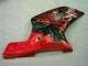 Vermelho Preto Carenagem GSXR 600 / 750 K1 K2 K3 2001-2003 Vermelho Preto Carenagem GSXR 600 / 750 K1 K2 K3 2001-2003