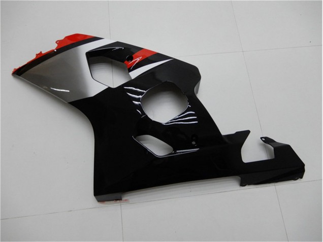 Vermelho Preto Carenagem GSXR 600 / 750 K4 2004-2005