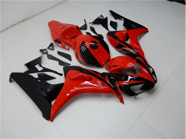 Vermelho Preto Carenagem & Plástico CBR 1000RR 2006-2007 Vermelho Preto Carenagem & Plástico CBR 1000RR 2006-2007