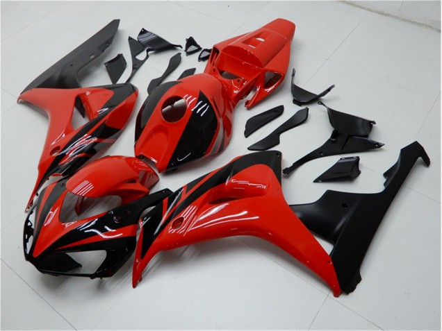 Vermelho Preto Carenagem & Plástico CBR 1000RR 2006-2007 Vermelho Preto Carenagem & Plástico CBR 1000RR 2006-2007