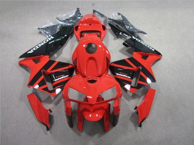 Vermelho Preto Carenagem & Plástico CBR 600RR 2005-2006