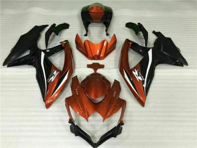 Vermelho Preto Carenagem & Plástico GSXR 600 / 750 K8 2008-2010 Vermelho Preto Carenagem & Plástico GSXR 600 / 750 K8 2008-2010