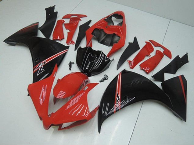 Vermelho Preto Carenagem R1 2012-2014 Vermelho Preto Carenagem R1 2012-2014