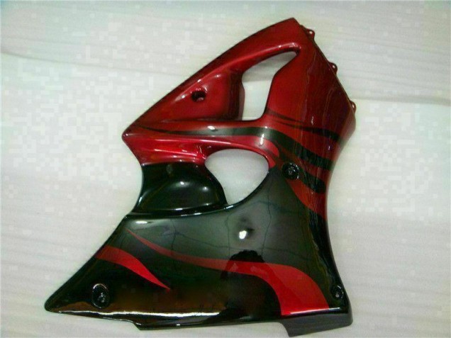 Vermelho Preto Carenagem ZX6R 2000-2002