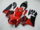 Vermelho Preto Carroçaria CBR 600RR 2003-2004 Vermelho Preto Carroçaria CBR 600RR 2003-2004
