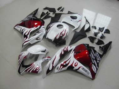 Vermelho Preto Chama Carenagem CBR 600RR 2009-2012