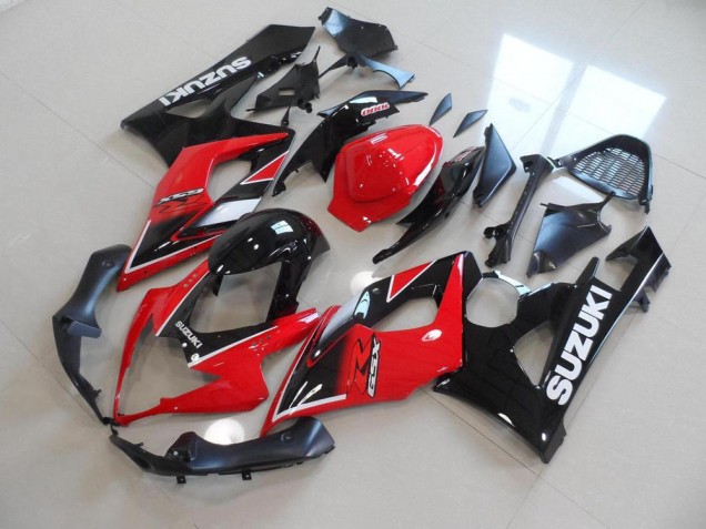 Vermelho Preto Estilo OEM Carenagem GSXR 1000 K5 2005-2006