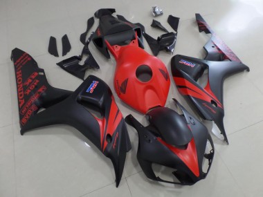 Vermelho & Preto Fosco Carenagem CBR 1000RR 2006-2007