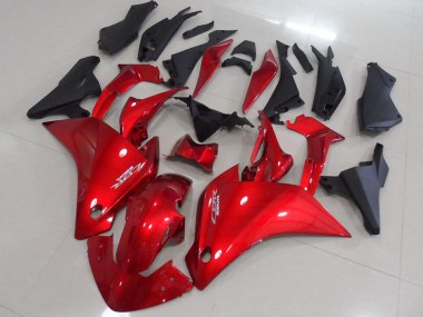 Vermelho Preto Fosco Carenagem CBR 250RR 2011-2013