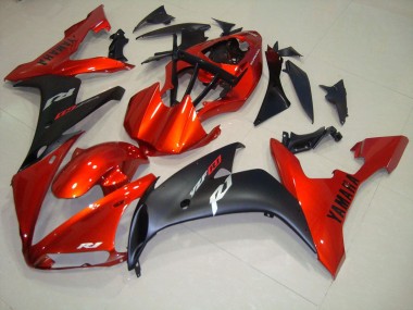 Vermelho Preto Fosco Carenagem R1 2004-2006