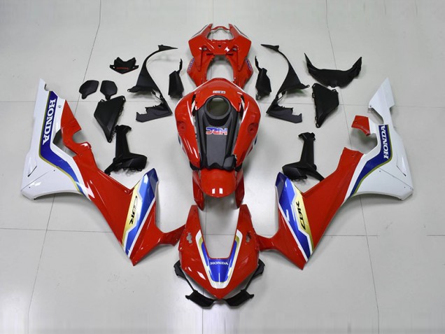 Vermelho Preto HRC Carenagem CBR 1000RR 2017-2023 Vermelho Preto HRC Carenagem CBR 1000RR 2017-2023