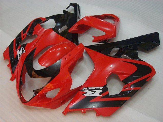 Vermelho Preto Injeção Kit Carenagem GSXR 600 / 750 K4 2004-2005 Vermelho Preto Injeção Kit Carenagem GSXR 600 / 750 K4 2004-2005