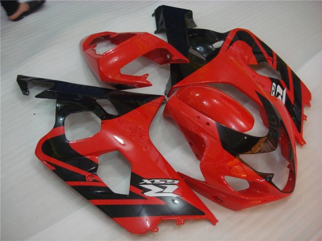 Vermelho Preto Injeção Kit Carenagem GSXR 600 / 750 K4 2004-2005 Vermelho Preto Injeção Kit Carenagem GSXR 600 / 750 K4 2004-2005