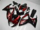 Vermelho Preto Injeção Kit Carenagem GSXR 600 / 750 K6 2006-2007 Vermelho Preto Injeção Kit Carenagem GSXR 600 / 750 K6 2006-2007