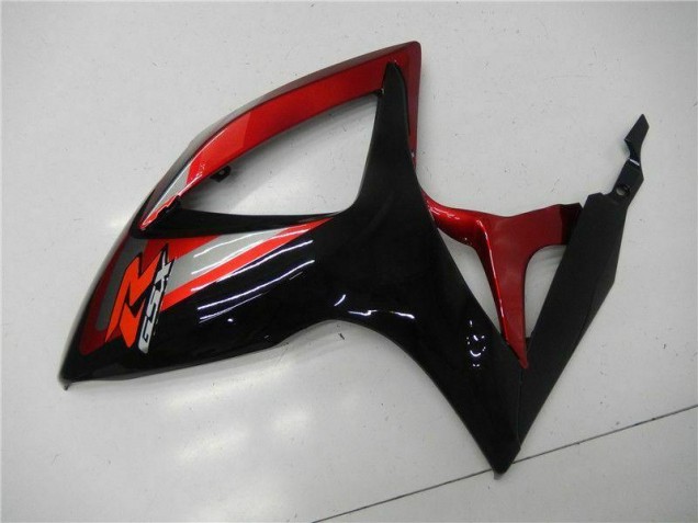 Vermelho Preto Injeção Kit Carenagem GSXR 600 / 750 K6 2006-2007 Vermelho Preto Injeção Kit Carenagem GSXR 600 / 750 K6 2006-2007