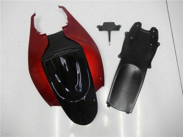 Vermelho Preto Injeção Kit Carenagem GSXR 600 / 750 K6 2006-2007 Vermelho Preto Injeção Kit Carenagem GSXR 600 / 750 K6 2006-2007