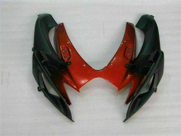 Vermelho Preto Injeção Kit Carenagem GSXR 600 / 750 K6 2006-2007