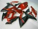 Vermelho Preto Injeção Kit Carenagem GSXR 600 / 750 K6 2006-2007