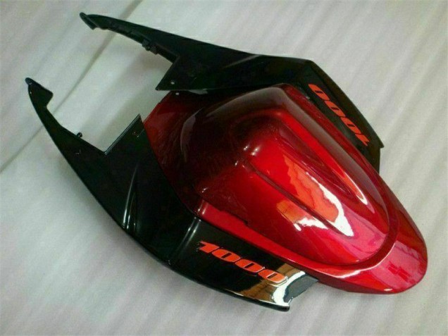 Vermelho Preto Kit Carenagem GSXR 1000 K5 2005-2006 Vermelho Preto Kit Carenagem GSXR 1000 K5 2005-2006
