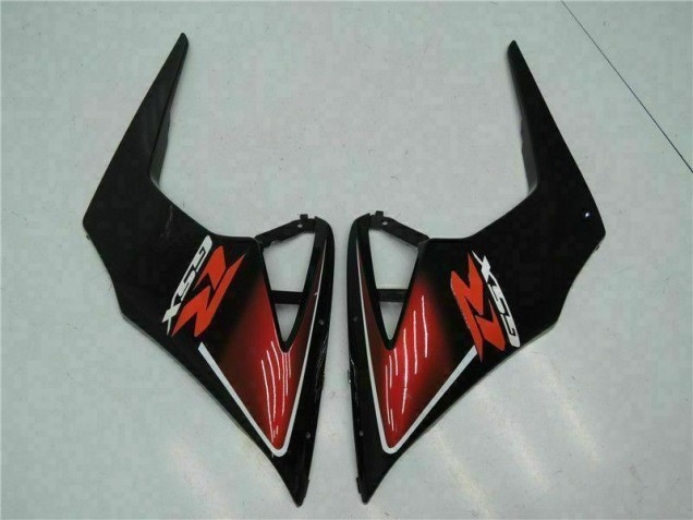 Vermelho Preto Kit Completo Carenagem GSXR 1000 K5 2005-2006 Vermelho Preto Kit Completo Carenagem GSXR 1000 K5 2005-2006