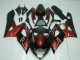 Vermelho Preto Kit Completo Carenagem GSXR 1000 K5 2005-2006 Vermelho Preto Kit Completo Carenagem GSXR 1000 K5 2005-2006