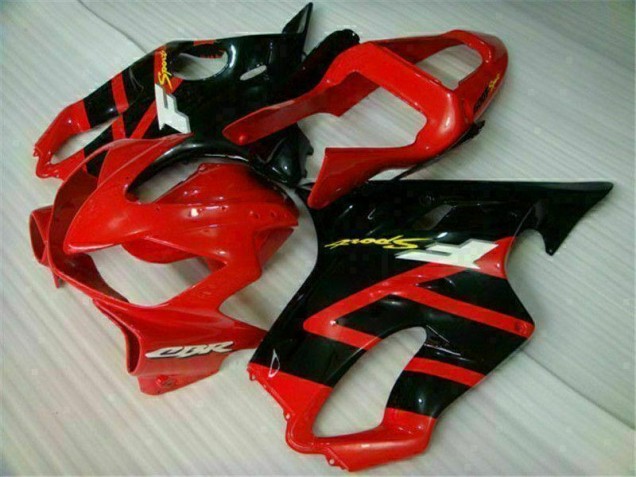 Vermelho Preto Kits Carenagem CBR 600 F4i 2001-2003 Vermelho Preto Kits Carenagem CBR 600 F4i 2001-2003