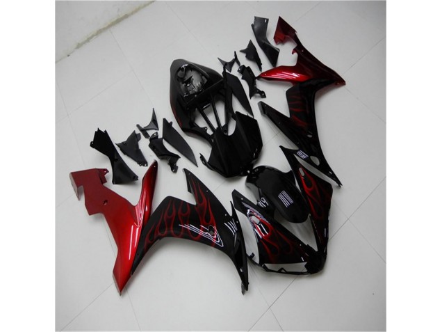 Vermelho Preto Kits Carenagem R1 2004-2006 Vermelho Preto Kits Carenagem R1 2004-2006