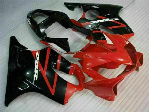 Vermelho Preto Kits Completo Carenagem CBR 600 F4i 2001-2003 Vermelho Preto Kits Completo Carenagem CBR 600 F4i 2001-2003