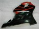 Vermelho Preto Kits Completo Carenagem CBR 600 F4i 2001-2003 Vermelho Preto Kits Completo Carenagem CBR 600 F4i 2001-2003