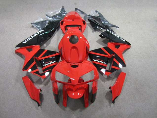 Vermelho Preto Kits Completo Carenagem CBR 600RR 2005-2006 Vermelho Preto Kits Completo Carenagem CBR 600RR 2005-2006