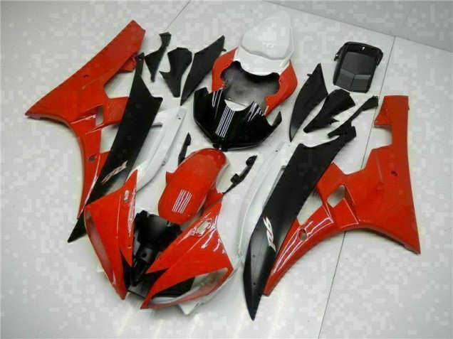 Vermelho Preto Kits Completo Carenagem R6 2006-2007 Vermelho Preto Kits Completo Carenagem R6 2006-2007