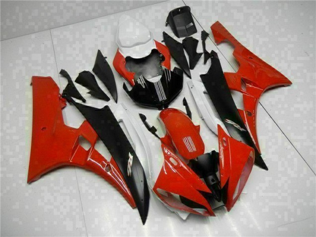Vermelho Preto Kits Completo Carenagem R6 2006-2007 Vermelho Preto Kits Completo Carenagem R6 2006-2007