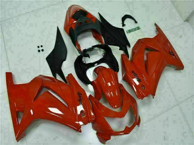 Vermelho Preto Ninja Carenagem EX250 2008-2012