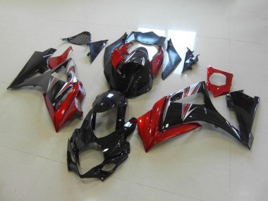 Vermelho Preto No Adesivo Carenagem GSXR 1000 K7 2007-2008
