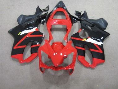Vermelho Preto Plástico CBR 600 F4i 2001-2003