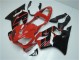 Vermelho Preto Plásticos CBR 600 F4i 2001-2003 Vermelho Preto Plásticos CBR 600 F4i 2001-2003