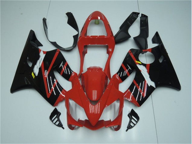 Vermelho Preto Plásticos CBR 600 F4i 2001-2003 Vermelho Preto Plásticos CBR 600 F4i 2001-2003